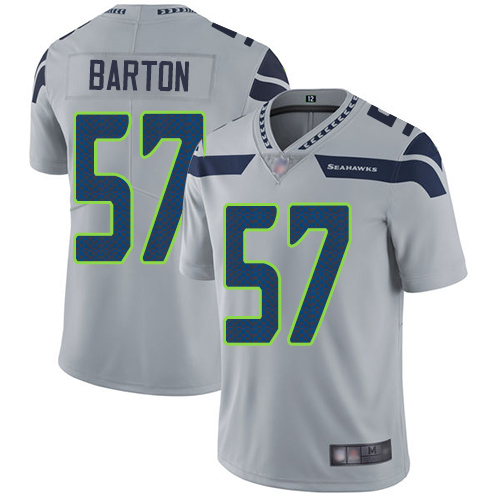 Seattle Seahawks Limited Grey Men Cody Barton Alternate Jersey NFL Football #57 Vapor Untouchable->youth nfl jersey->Youth Jersey
